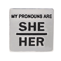 Pronoun Enamel Pins